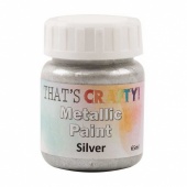 That's Crafty! Metallic Paint - Silver