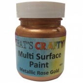 That's Crafty! Multi Surface Paint - Metallic Rose Gold