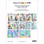 That's Crafty! A4 Paper Pack - Collage Backgrounds