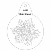 That's Crafty! Round Dinky Stencil - Dahlia - TC131