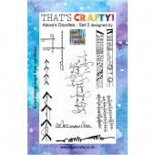 That's Crafty! Clear Stamp Set - Alexa's Doodles - Set 2