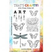 That's Crafty! Clear Stamp Set - Arty Wings