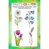 That's Crafty! Clear Stamp Set - Flowers Collection - Set 5