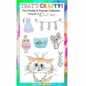 That's Crafty! Clear Stamp Set - The Freddy & Friends Collection