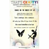 That's Crafty! Clear Stamp Set - Lynne's Affirmations - Set 5
