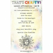 That's Crafty! Clear Stamp Set - Lynne's Affirmations - Set 10