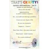 That's Crafty! Clear Stamp Set - Lynne's Affirmations - Set 11