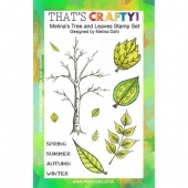 That's Crafty! Clear Stamp Set - Melina's Tree and Leaves