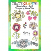 That's Crafty! Clear Stamp Set - Nature's Faces - Set 1