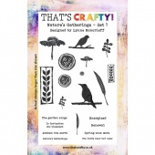 That's Crafty! Clear Stamp Set - Nature's Gatherings Set 1 - A5