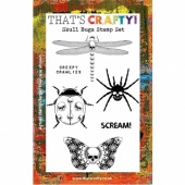 That's Crafty! Clear Stamp Set - Skull Bugs