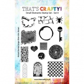 That's Crafty! Clear Stamp Set - Small Elements - Set 4
