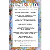 That's Crafty! Clear Stamp Set - The Alice Collection - Quotes