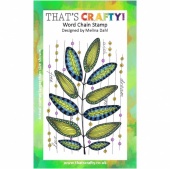 That's Crafty! A6 Clear Stamp - Word Chain