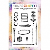 That's Crafty! Clear Stamp Set - Lynne's Mark Making Stamps - Set 1