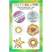 That's Crafty! Clear Stamp Set - ATCoins Stamp Set - Set 1