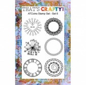 That's Crafty! Clear Stamp Set - ATCoins Stamp Set - Set 6