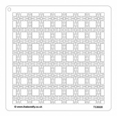 That's Crafty! 8ins x 8ins Stencil - Flower Grid - TC8028