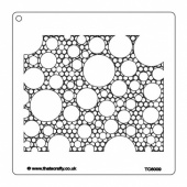 That's Crafty! 7ins x 7ins Stencil - Honeycomb Circles - TC6009