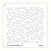 That's Crafty! 6ins x 6ins Stencil - Tiny Leaves - TC60024