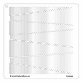 That's Crafty! 8ins x 8ins Stencil - Triangle Lines - TC8034