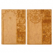 That's Crafty! Surfaces MDF Cog Tags - Pack of 2