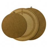 That's Crafty! Surfaces MDF Faux Embroidery Hoops