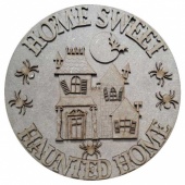 That's Crafty! Surfaces MDF Round - Home Sweet Haunted Home