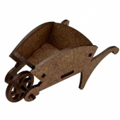 That's Crafty! Surfaces MDF Inside Story - Miniature Wheelbarrow