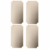 That's Crafty! Surfaces MDF Plaques - Pack of 4