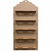 That's Crafty! Surfaces MDF ATCoins Display - Scallop Tag Top