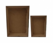 That's Crafty! Surfaces Set of 2 MDF Shadow Boxes