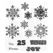 Tim Holtz Cling Mounted Stamp Set - Mini Weathered Winter - CMS246