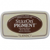StazOn Pigment Ink Pad - Chocolate Brown