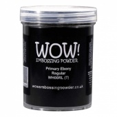 WOW! Embossing Powder - Ebony (R) - Large Jar