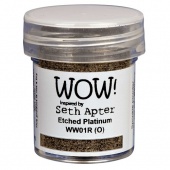 WOW! Embossing Powder - Etched Platinum Inspired by Seth Apter