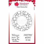 Woodware Clear Singles Bubble Holiday Wreath