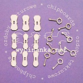 Wycinanka Chipboard - Locks and Keys