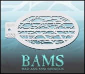 iStencils Bad Ass Mini Stencil - bam 1033